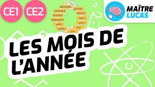 Les mois de lannée CE1  CE2  Cycle 2  Questionner le monde  Se repérer dans le temps [upl. by Fredella]