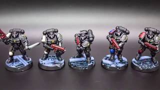 Warhammer 40k Kill Team Painting Deathwatch Reivers [upl. by Iggy]