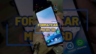 Cómo formatear tarjeta micro SD desde tu Android [upl. by Anivlis]