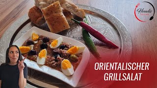 Slata Mechouia aus Tunesien  Orientalischer Grillsalat [upl. by Ashmead]