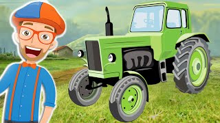 Blippi Tractor Videos [upl. by Annayek]