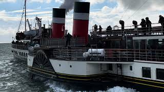 Paddle Steamer  Steam Ship Waverley on the Thames Estuary [upl. by Corell983]