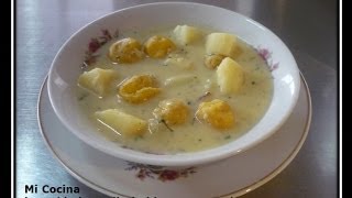 SOPA DE PAPAS CRIOLLA Y CAPIRA  Mi Cocina [upl. by Ecilahs585]