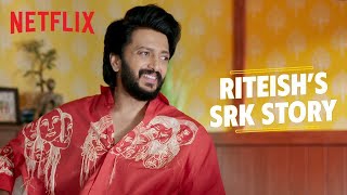 Riteish Deshmukh Shares SRK  The Host Story💕  Shorts [upl. by Orpah]