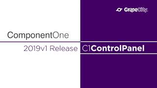 ComponentOne ControlPanel Installing Licensing Updating and Versioning Your NET UI Controls [upl. by Pinkham696]