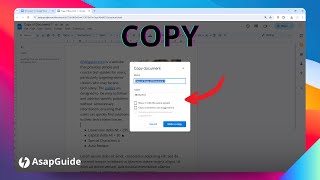 How To Duplicate A Page In Google Docs [upl. by Wolf64]