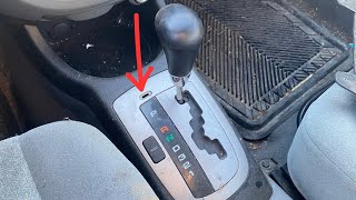 How to put Chevrolet Optra 20022008 into neutral with a dead battery or no key [upl. by Waring]