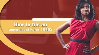 How to file an amendment Form 1040X [upl. by Antipus]