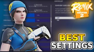 NEW Best Aimbot Controller Settings  Sensitivity For Fortnite Ranked amp Reload PS4PS5XBOXPC [upl. by Ahsier]