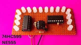 16 LED Running Train Circuit  product tech [upl. by Idahs]