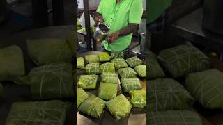 ⚡⚡ Banana Leaf Parota Making⚡⚡ shorts telugufoodie esangathulu streetfood foodie omelette [upl. by Aitnahs]