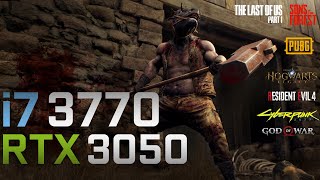 i7 3770  RTX 3050  Test in Games [upl. by Blackwell]