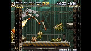 Metal Slug 4  Mission 5 Score Attack  hull  lower deck route [upl. by Centeno]