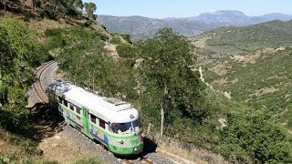 ARST ADe LDe Narrow Gauge Diesel Trains in Sardegna Italy [upl. by Becky]