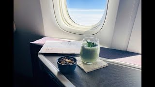 CATHAY PACIFICs ULTRA LONG HAUL BUSINESS CLASS  NEW YORK  HONG KONG  FLIGHT REVIEW [upl. by Cosmo403]