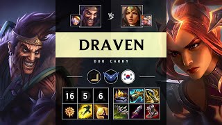 Draven ADC vs Sivir Dominating  KR Diamond Patch 1423 [upl. by Gollin]