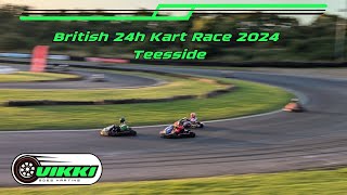 British 24h Karting Race 2024 Teesside karting teessidekarting 24hracing [upl. by Eseuqram288]