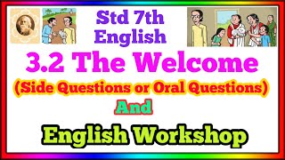 the welcome 7th class question answer  the welcome english workshop  32 the welcome workshop [upl. by Cirre]