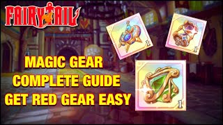 Fairy Tail Fierce Fight Magic Gear Guide [upl. by Neelia]