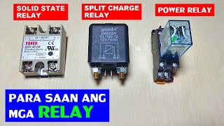 PAANO GAMITIN ANG SOLID STATE RELAY SPLIT CHARGE RELAY AT POWER RELAY [upl. by Aneekat]