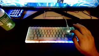 Womier K66 with POM Jelly Keycaps INSANE RGB [upl. by Giuditta]