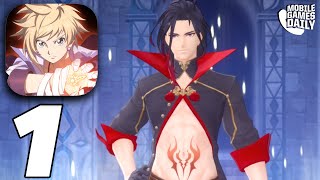 TALES OF CRESTORIA Gameplay Walkthrough Part 1  Chapter 1 iOS Android [upl. by Anyk]