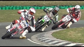 SUPERMOTO ELITE 2014 WARM UP RACE ONE [upl. by Trebuh4]