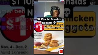 mcdonalds has a new crazy deal 💀 Twitch 1dacky McDonalds deals streamer [upl. by Nimsaj]