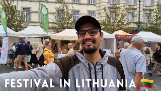 Festival in Lithuania 2024 🇱🇹  itny zayda stalls 😱😱 [upl. by Parrisch]