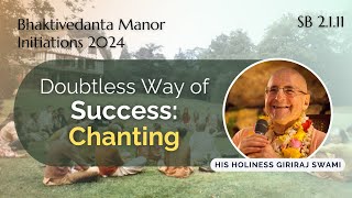 Doubtless Way of Success Chanting  SB 2111  Initiations  Bhaktivedanta Manor UK  Mar 7 2024 [upl. by Gati]