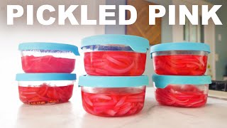 Every way of making pink pickled onions the greatest condiment [upl. by Enelyak905]