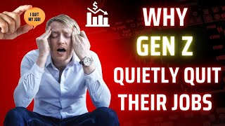 What Is QUIET QUITTING And Why GEN Z Millennials Are Quietly Quitting Their Jobs Jody Urquhart [upl. by Dnumsed472]