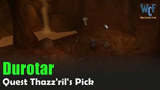 Quest Thazzrils Pick WoW  Durotar  World of Warcraft Retail [upl. by Anselmo]