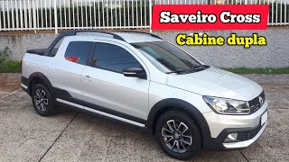 Saveiro Cross cabine dupla 2019 avaliação e preço [upl. by Constancy972]