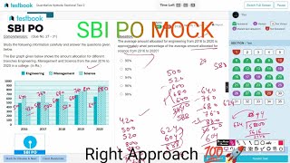 sbi po mock  Maths Tricks Testbook selection mock all banking po exam [upl. by Eiffe]