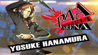 Persona 4 Arena Moves Video Yosuke Hanamura [upl. by Amary]