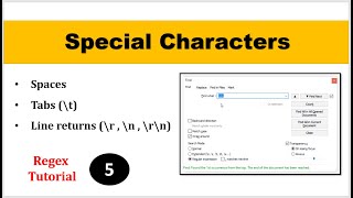 Special Characters  Regex Tutorial Part5 [upl. by Eva]