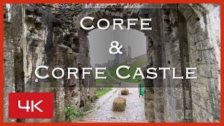 Corfe amp Corfe Castle Dorset in the Purbeck Hills Dorset England Filmed Christmas 2020 [upl. by Mercie]