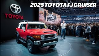 2025 Toyota FJ Cruiser Review A Modern Classic Reimagined [upl. by Munsey]