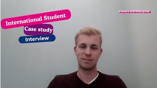 Interview with Benedikt Gaertner International Student Case Study [upl. by Arratal]