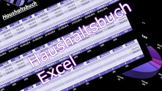 Excel Haushaltsbuch  einfach erstellen  kostenlose Vorlage excel exceltutorial finance [upl. by Dacia]