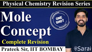 Mole Concept OneShot  Physical Chemistry Complete Revision for Class 11 JEE NEET [upl. by Atterol]