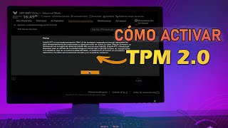 Cómo Habilitar TPM para Windows 11 ✅ [upl. by Weston]