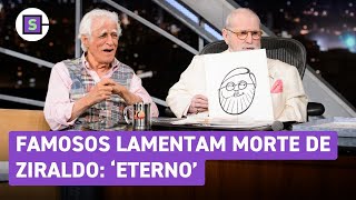 Gênio e eterno políticos e famosos lamentam a morte de Ziraldo [upl. by Annavaj]