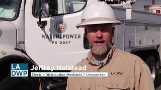 LADWP Electrical Distribution MechanicLineworker [upl. by Ailekat]