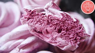 Homemade Marshmallows Recipe  Blackberry Zephyr [upl. by Irtimid]