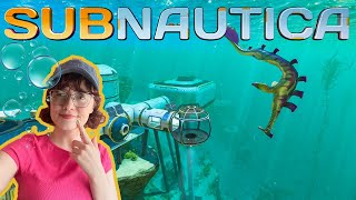 Lets Play Subnautica Building my Base Ep 2 [upl. by Anilatsyrc]