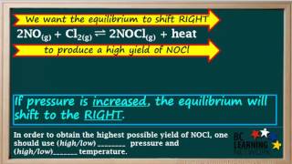 WCLN  Le Chateliers Principle  Example 2  Chemistry [upl. by Ellak]