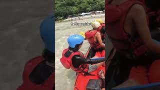 Rafting accident sukute river travel dengerous shorts rafting video [upl. by Sweeney969]