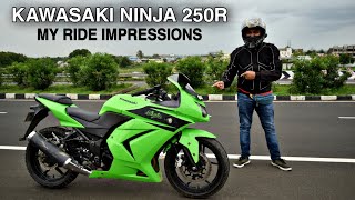 Kawasaki Ninja 250r Speed test amp My Ride Impressions [upl. by Sanjay]